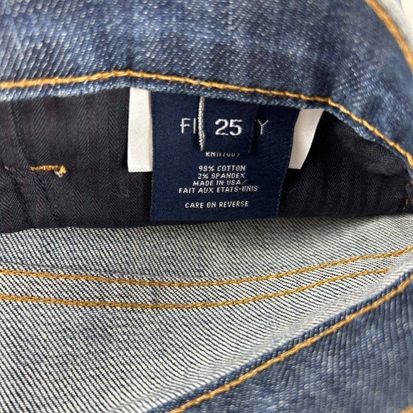 Fidelity Denim Collette High Cigarette Jean Pencil Skirt Multi Button‎ Size 26 - Picture 4 of 8